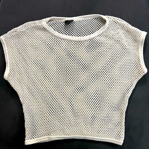 Authentic Vintage 80s Fishnet Crop-top